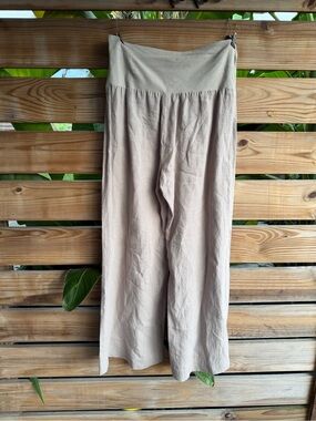 Sundance linen Wide-Leg Chinos